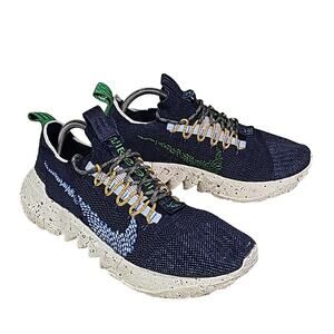 Nike Space Hippie 01 Obsidian Blue Athletic Sneakers Mens Size 11